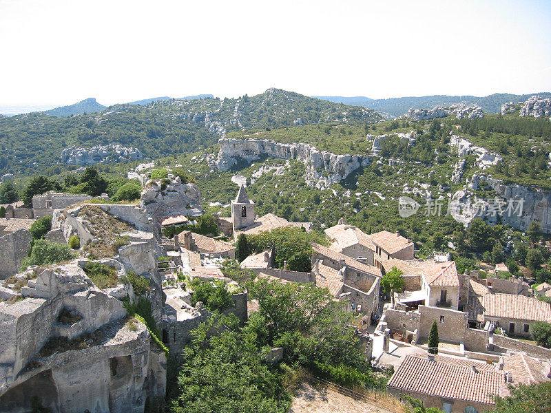 法国村庄Les Baux de Provence